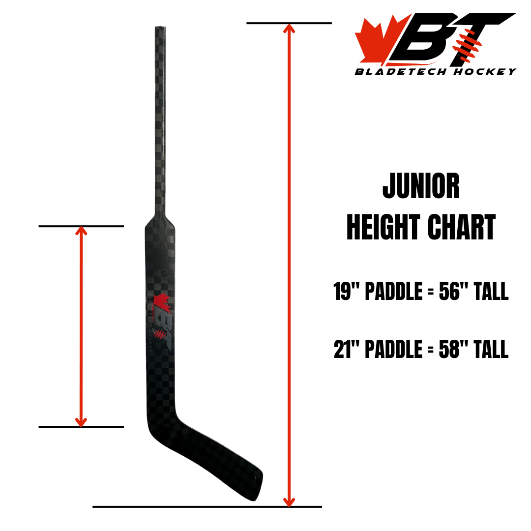 Bladetech Blacked Out Goalie Stick - Junior
