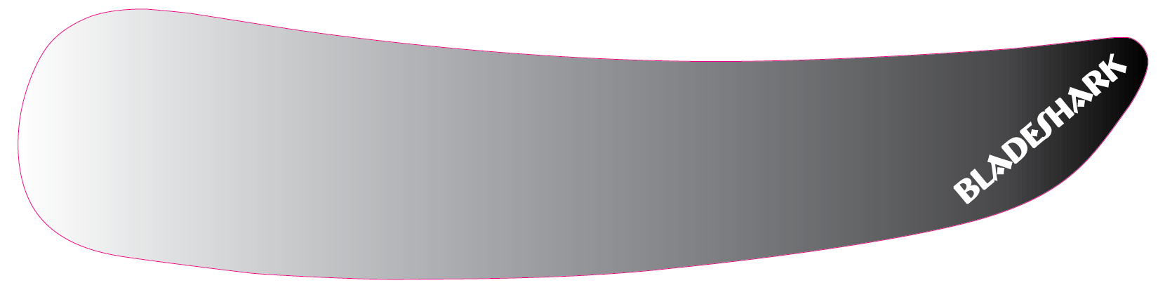 Bladeshark Hockey Blade Tape - Black and White Gradient