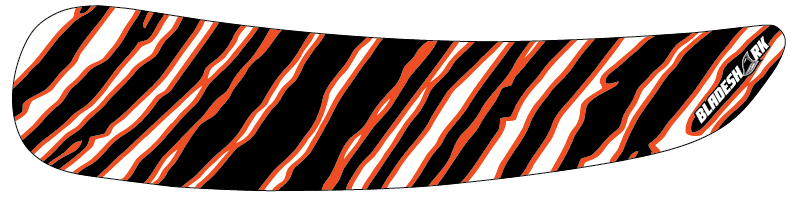 Bladeshark Hockey Blade Tape - ORANGE/BLACK/WHITE
