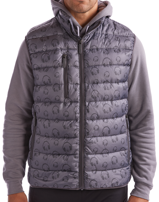 Golf & Hip Hop Unisex Packable Puffer Vest by SwingJuice LLC