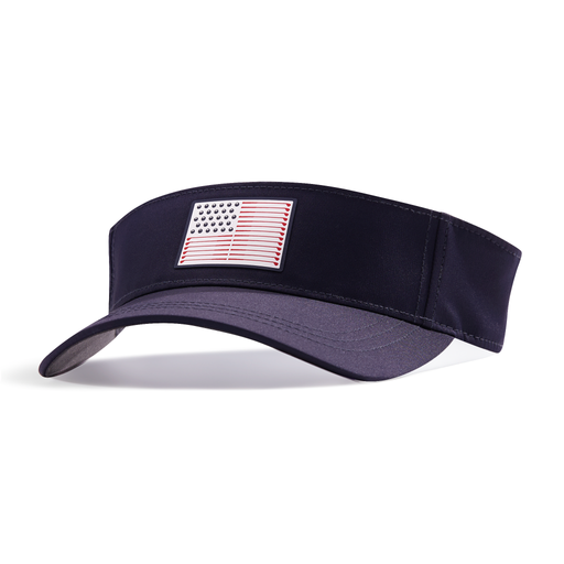 Golf Flag Visor Navy O/S by SwingJuice LLC