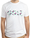 Golf Magnolia Unisex T-Shirt-White