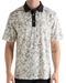 Golf Magnolia Toile Men's Polo-Ivory
