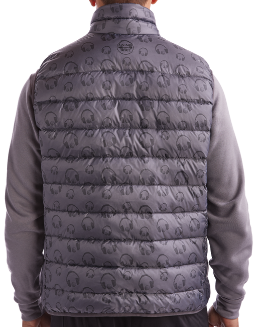 Golf & Hip Hop Unisex Packable Puffer Vest by SwingJuice LLC