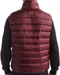 Golf Rhythmic Lines Unisex Packable Puffer Vest-Burgundy