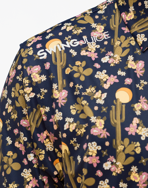 Golf Desert At Dusk Men's Polo by SwingJuice LLC