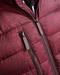 Golf Rhythmic Lines Unisex Packable Puffer Vest-Burgundy