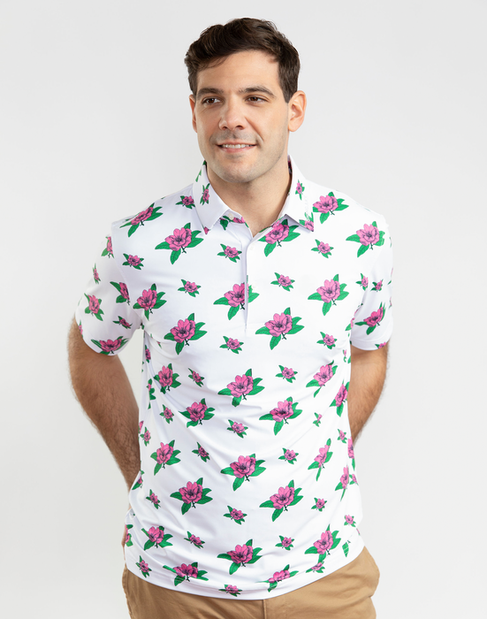 Golf Magnolia Men's Polo-White