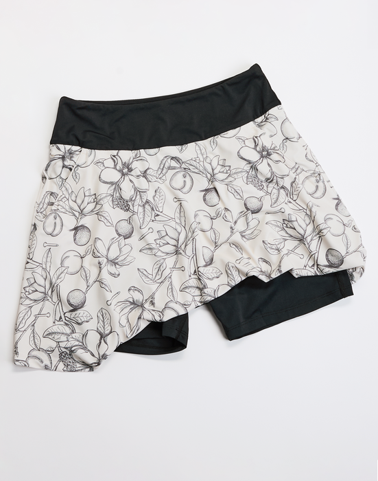 Golf Magnolia Toile Women's Skort-Ivory