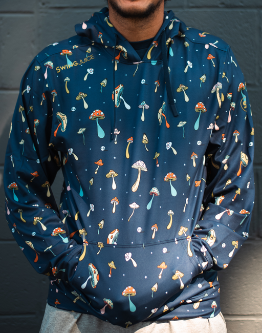 Golf Magic Mushrooms Men's Performance Hoodie by SwingJuice LLC