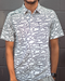 Golf Rhythmic Lines Men's Polo-Ivory