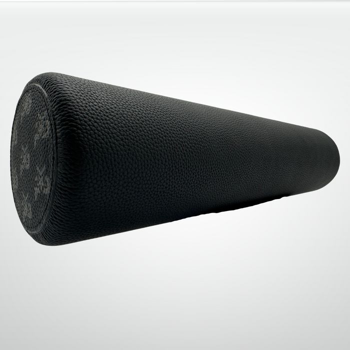 I AM Leather-Wrapped Cork Stretching and Massage Roller by iReliev