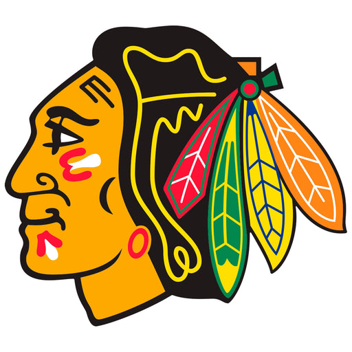 Chicago Blackhawks - 5 Logo Minis (Mixed Sizes) - Official NHL - Reusable Vinyl Decals