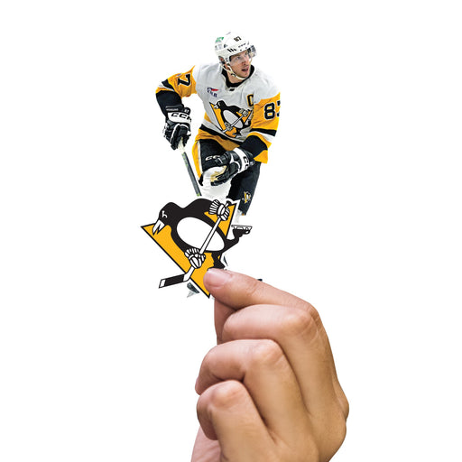 Sidney Crosby - 5 Minis (Mixed Sizes) - Official NHL - Pittsburgh Penguins - Reusable Vinyl Decals