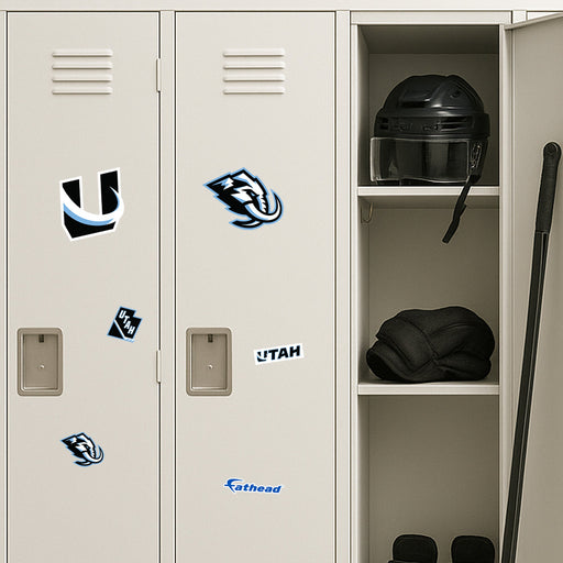 Utah Mammoth - 5 Minis (Mixed Sizes) - Official NHL - Reusable Vinyl Decals