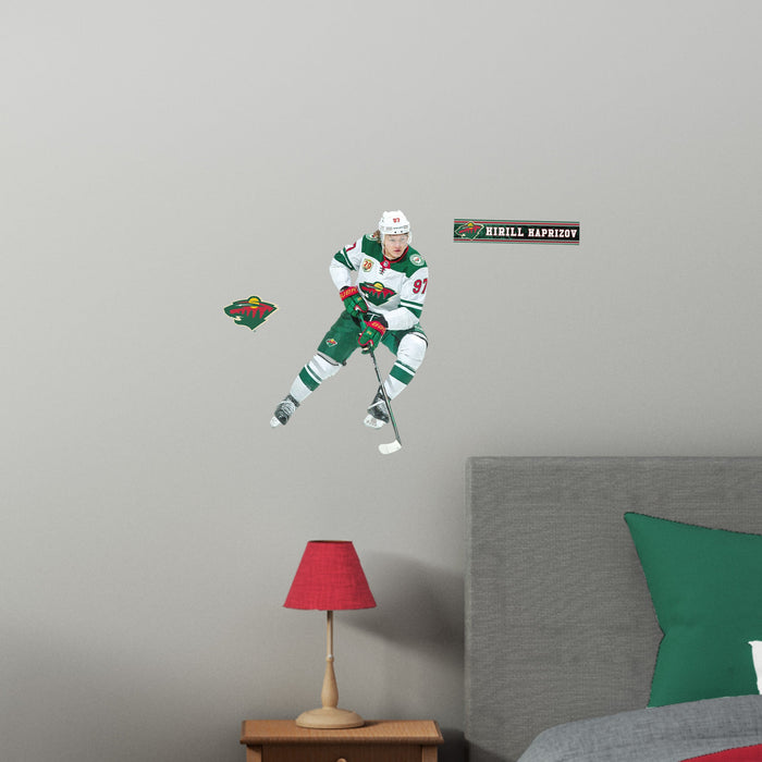 Kirill Kaprizov - RealBig Collection - Official NHL - Minnesota Wild - Reusable Vinyl Wall Decals #1