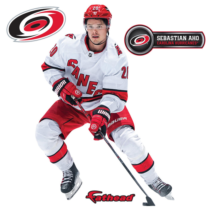 Sebastian Aho - RealBig Collection - Official NHL - Carolina Hurricanes - Reusable Vinyl Wall Decals #2