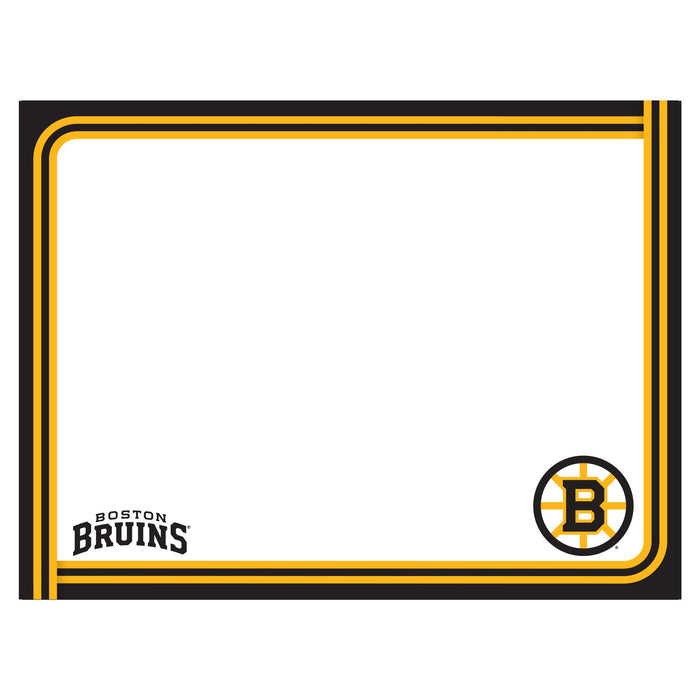 Boston Bruins - Dry Erase Whiteboard - Official NHL - Reusable Vinyl Wall Decal