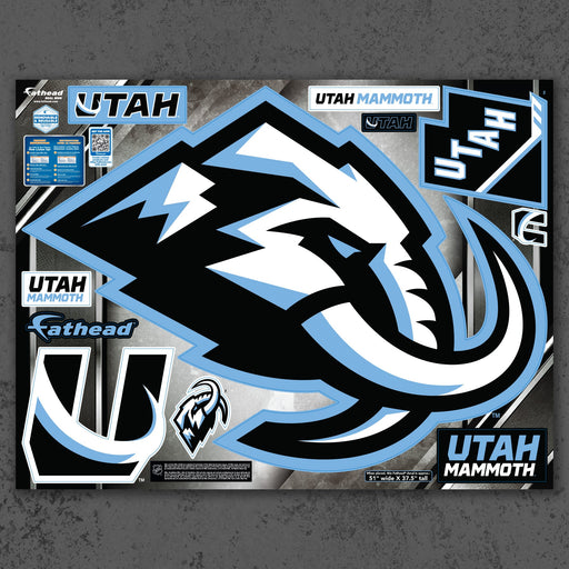 Utah Mammoth - RealBig Logo Collection - Official NHL - Utah Mammoth - Reusable Vinyl Wall Decals