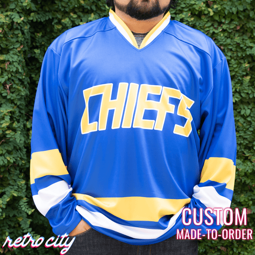 Charlestown Chiefs Slap Shot Custom Hockey Jersey