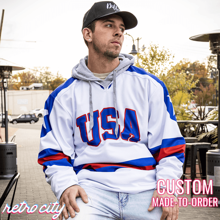 Miracle On Ice USA Custom Hockey Jersey