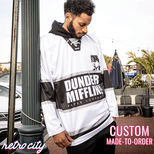 Dunder Mifflin 'The Office' Custom Hockey Jersey