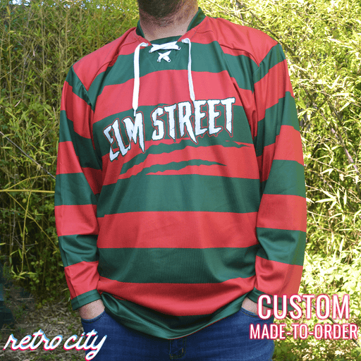 Elm Street Custom Lace-Up Hockey Jersey