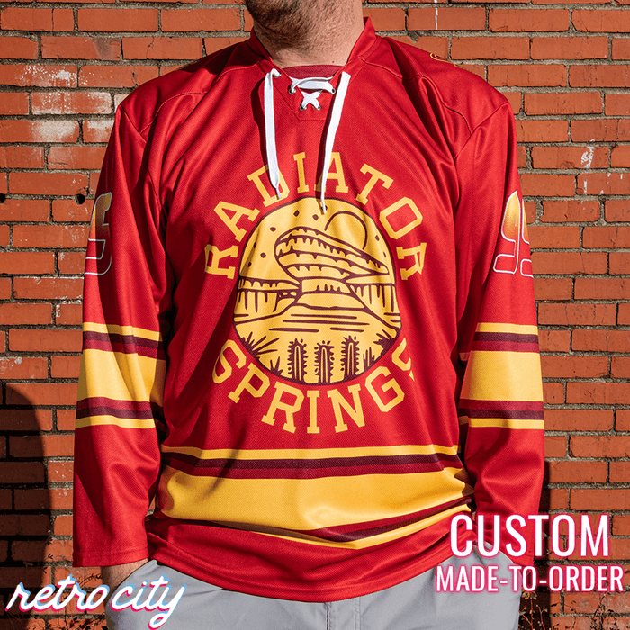 Radiator Springs Lace-up Hockey Jersey