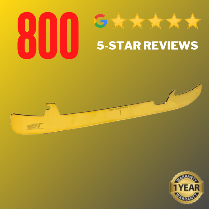 All Skate Blades - 24K Gold Steel