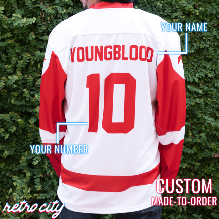 Dean Youngblood Hamilton Mustangs Custom Hockey Jersey