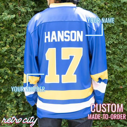 Charlestown Chiefs Slap Shot Custom Hockey Jersey