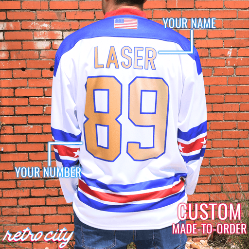 American Gladiators Lace-Up Hockey Sweater Jersey