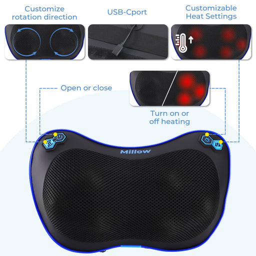 MILLOW Pillow Massager by iReliev