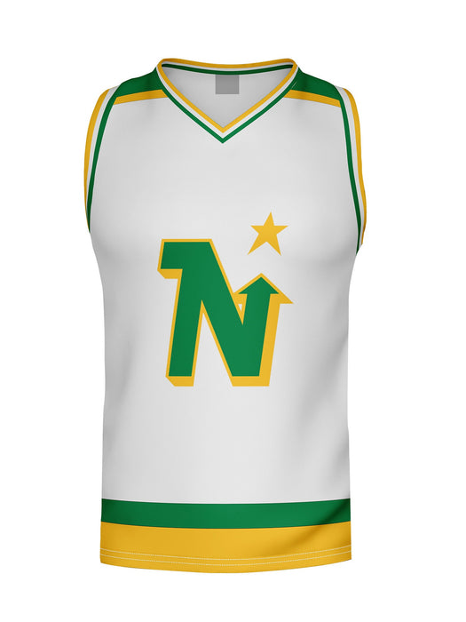 Minnesota North Stars Retro White Alternate Hockey Tank