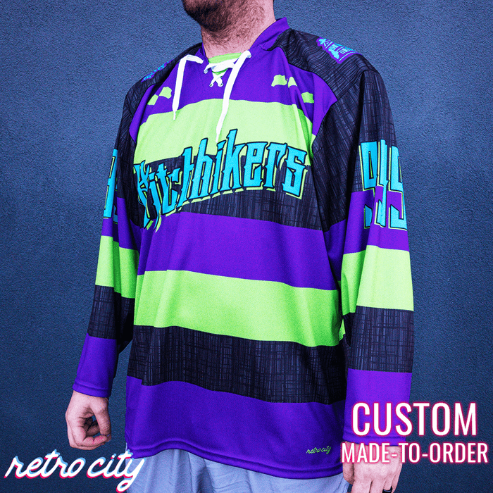 Haunted Mansion Ride 'Hitchhikers' Lace-Up Hockey Jersey (J3)