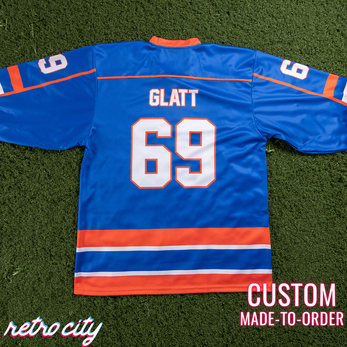 Goon Halifax Highlanders Doug Glatt Custom Lace-Up Hockey Jersey