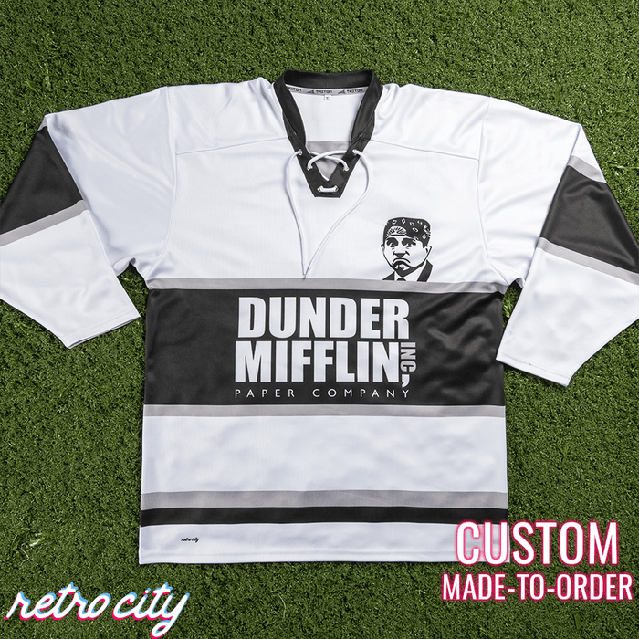 Dunder Mifflin 'The Office' Custom Hockey Jersey