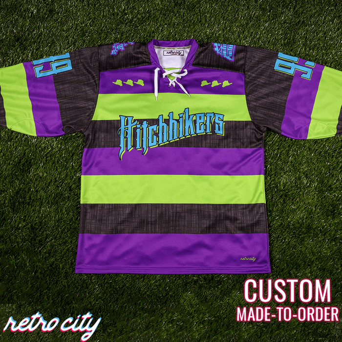 Haunted Mansion Ride 'Hitchhikers' Lace-Up Hockey Jersey (J3)