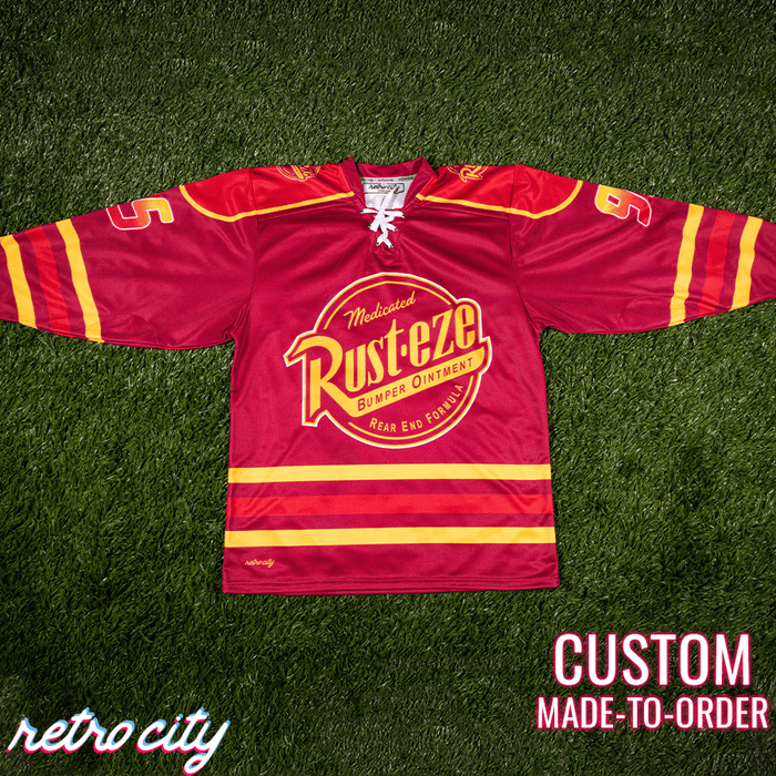Rust-eze Radiator Springs Lace-up Hockey Jersey