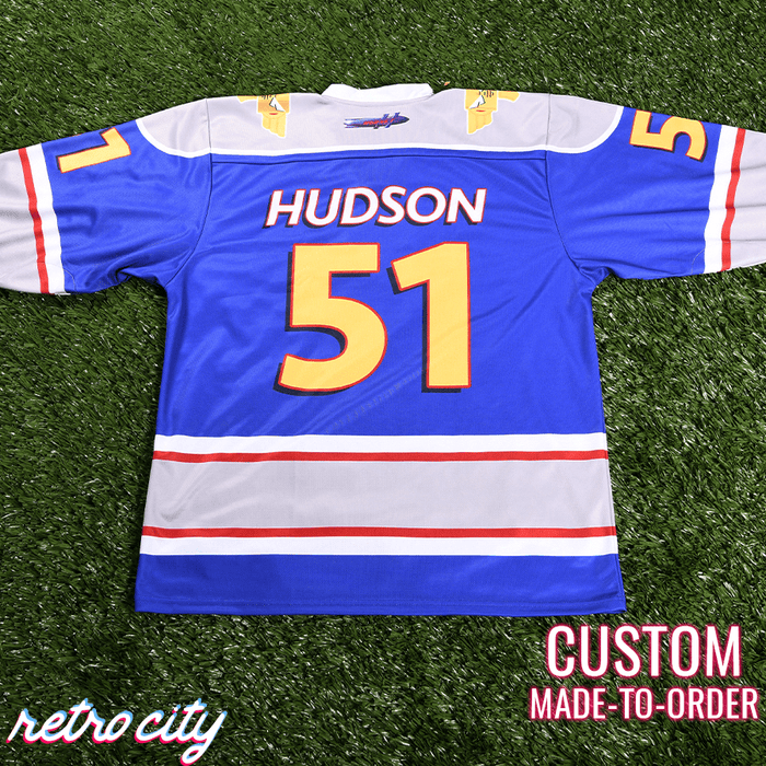 Fabulous Hudson Hornet Lace-up Hockey Jersey Sweater