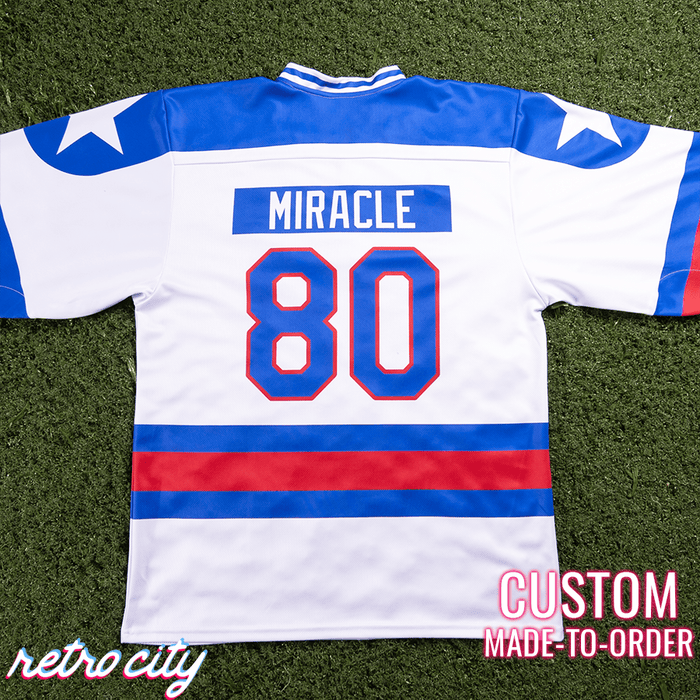 Miracle On Ice USA Custom Hockey Jersey