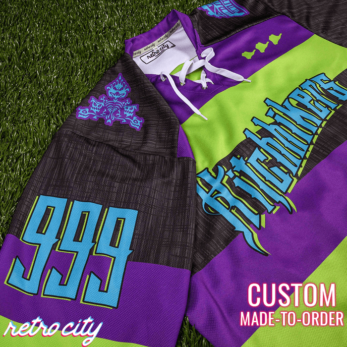 Haunted Mansion Ride 'Hitchhikers' Lace-Up Hockey Jersey (J3)
