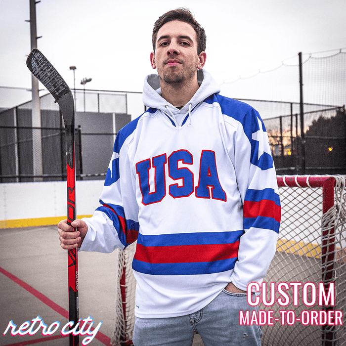 Miracle On Ice USA Custom Hockey Jersey