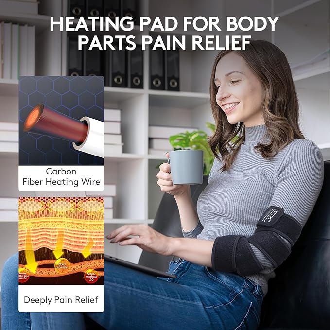 Far Infrared Heating Pad Wrap with Far Jade by iReliev