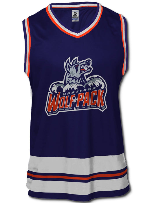 Hartford Wolf Pack Blue Alternate Hockey Tank