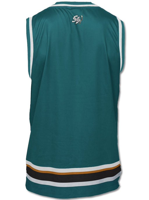 San Jose Barracuda Teal Alternate Hockey Tank