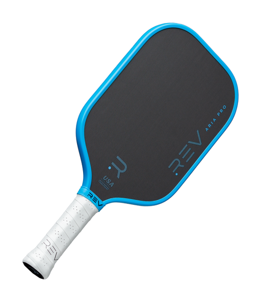 ARIA PRO Pickleball Paddle (Blue) by revpickleball