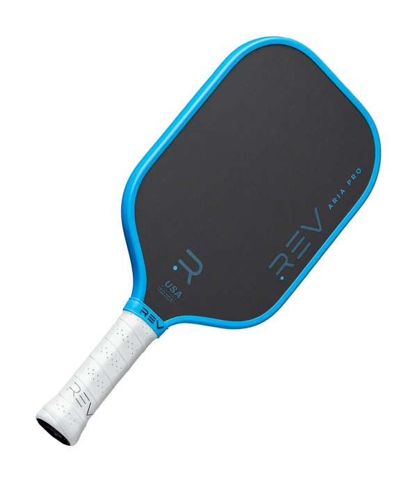 ARIA PRO Pickleball Paddle (Blue) by revpickleball