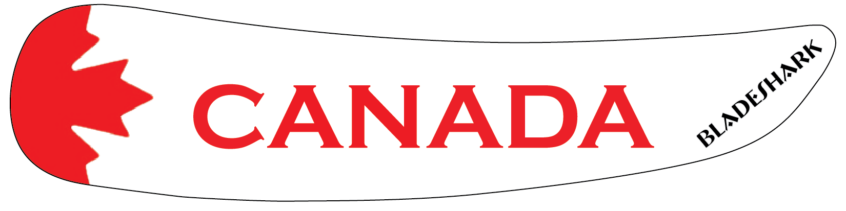 Bladeshark Hockey Blade Tape - Canada White