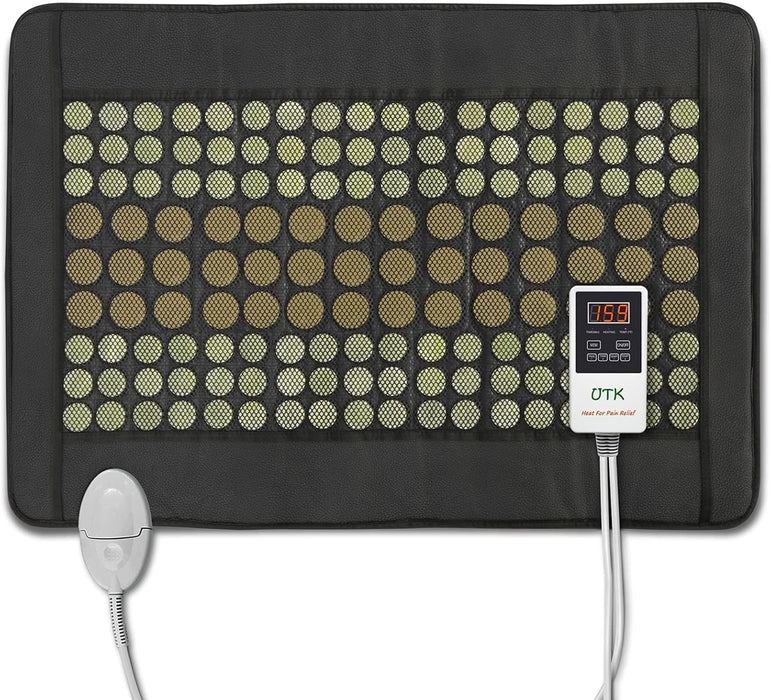 Far Infrared Natural Jade and Tourmaline Heating Pad, 31" x 21" by iReliev